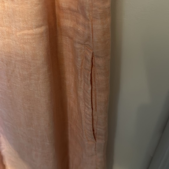 Women J crew Maxine button-back dress in linen size S - Picture 4 of 6